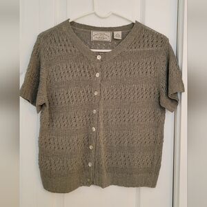 American eagle outfitters silk cotton blend size small green